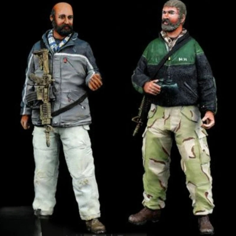 1/35 Modern Special Forces Operators, 2 Figures, Resin Model Figure Kit, Unassembled and Unpainted