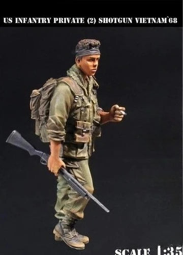 1/35 Vietnam War US Army Private, Resin Model Figure Kit, Unassembled and Unpainted