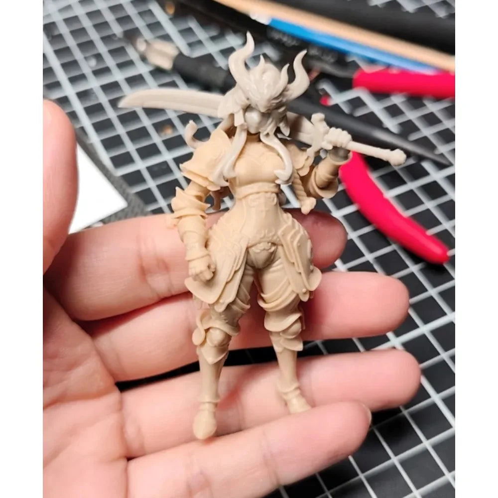 1/24 Medieval Female Knights, 5 Figures, Resin Model Figure Kit, Unassembled and Unpainted