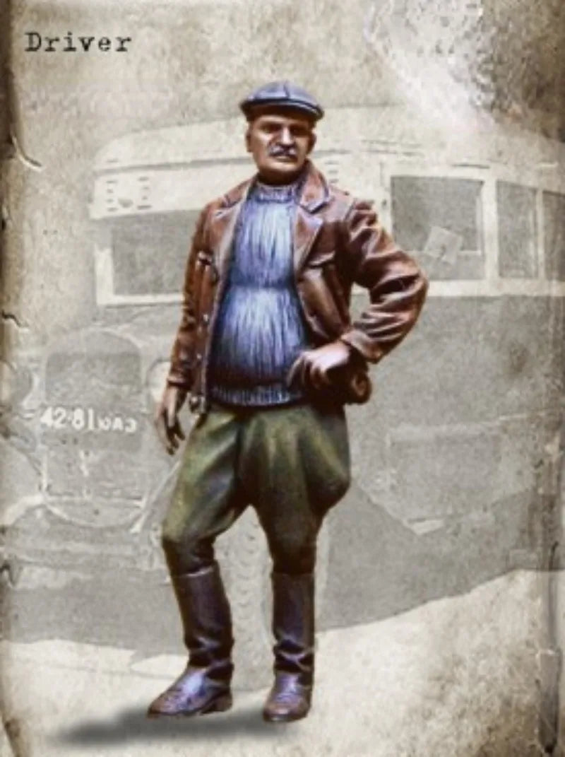 1/35 WWI Era Soldier, Resin Model Figure Kit, Unassembled and Unpainted