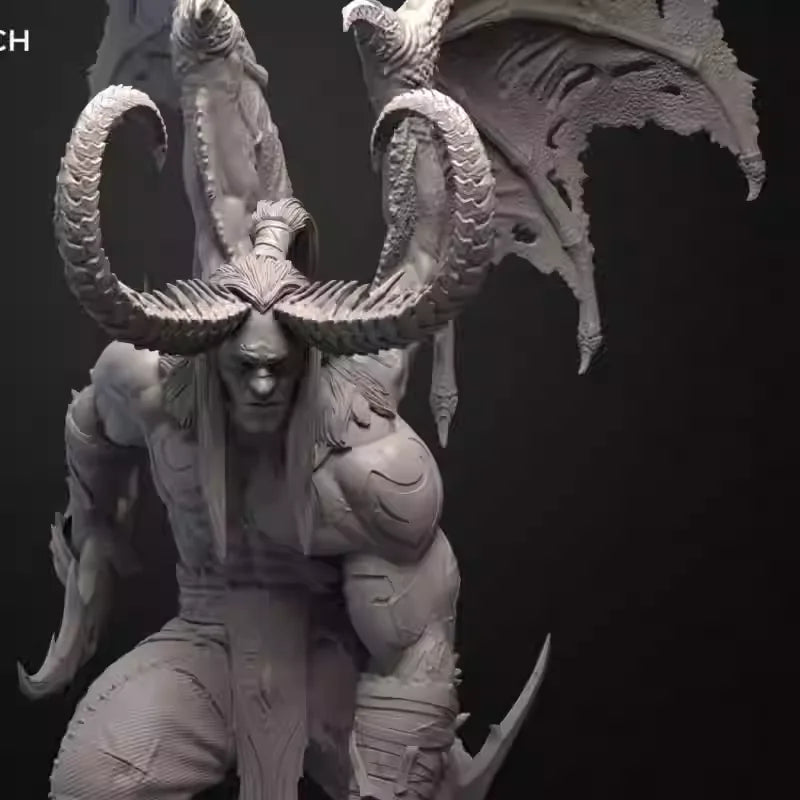 210mm Dark Fantasy Demonic Female, Resin Model Figure Kit, Fantasy Theme, Unassembled and Unpainted