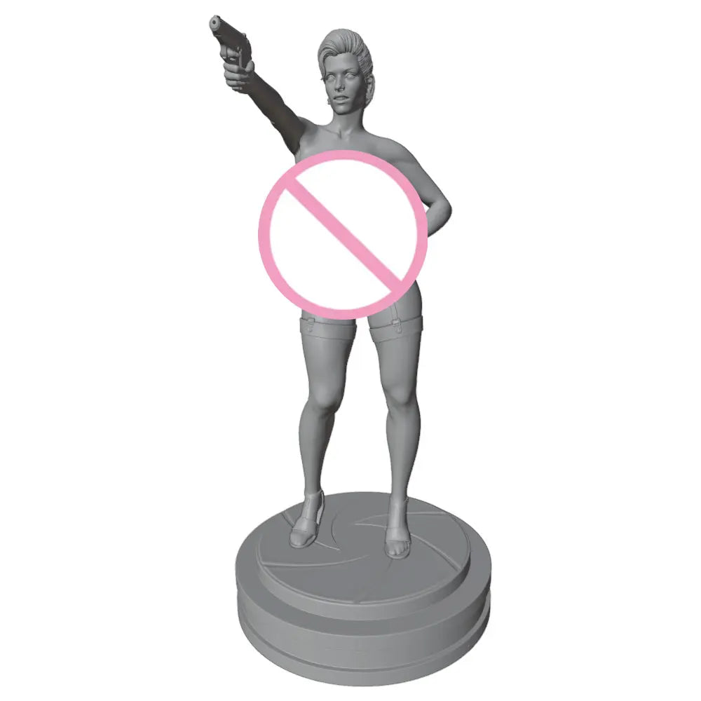 75mm Pinup, Resin Model Figure Kit, Unassembled and Unpainted