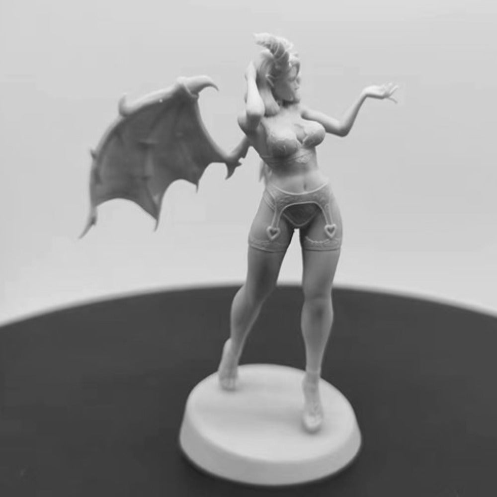 1/24 Succubus, Resin Model Figure Kit, Fantasy Theme, Unassembled and Unpainted