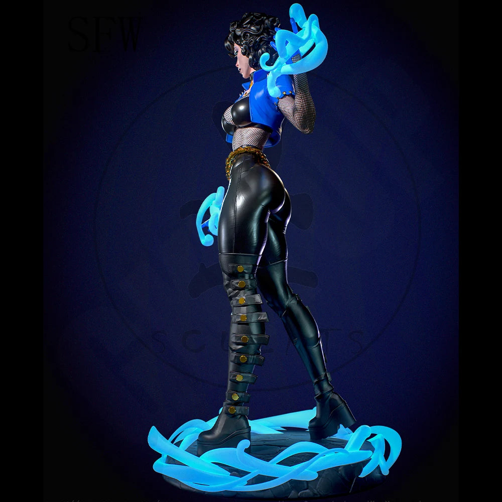 1/24 Dark Magic Warrior, Resin Model Figure Kit, Fantasy Theme, Unassembled and Unpainted