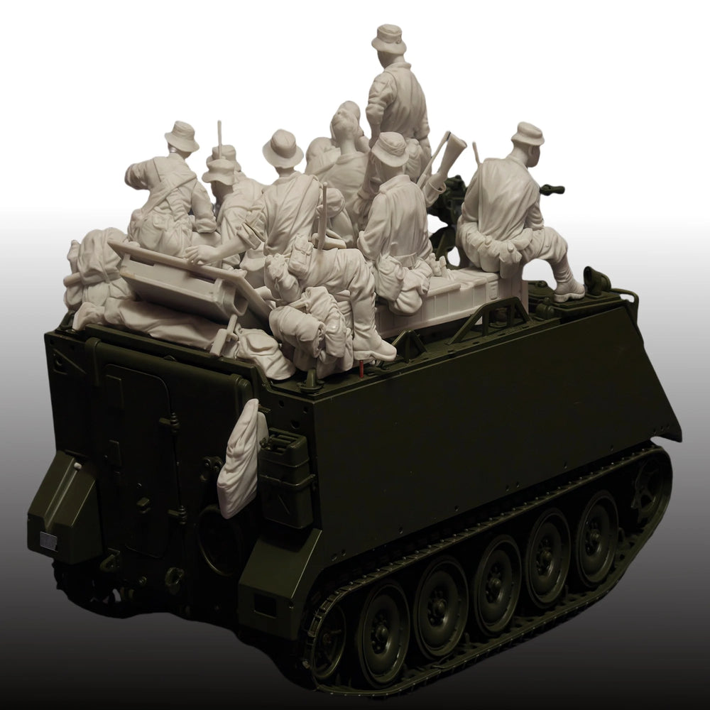 1/35 Modern NATO Soldiers, 10 Figures, Resin Model Diorama Kit, Unassembled and Unpainted