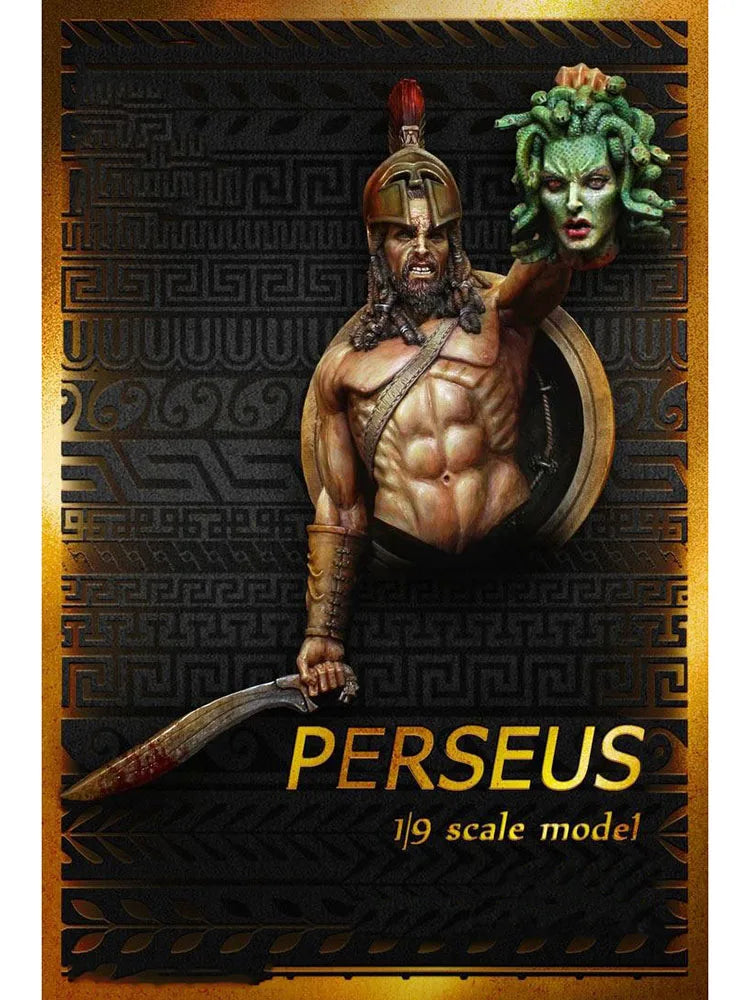 1/9 Perseus with Medusa, Resin Model Bust Kit, Mythology Theme, Unassembled and Unpainted