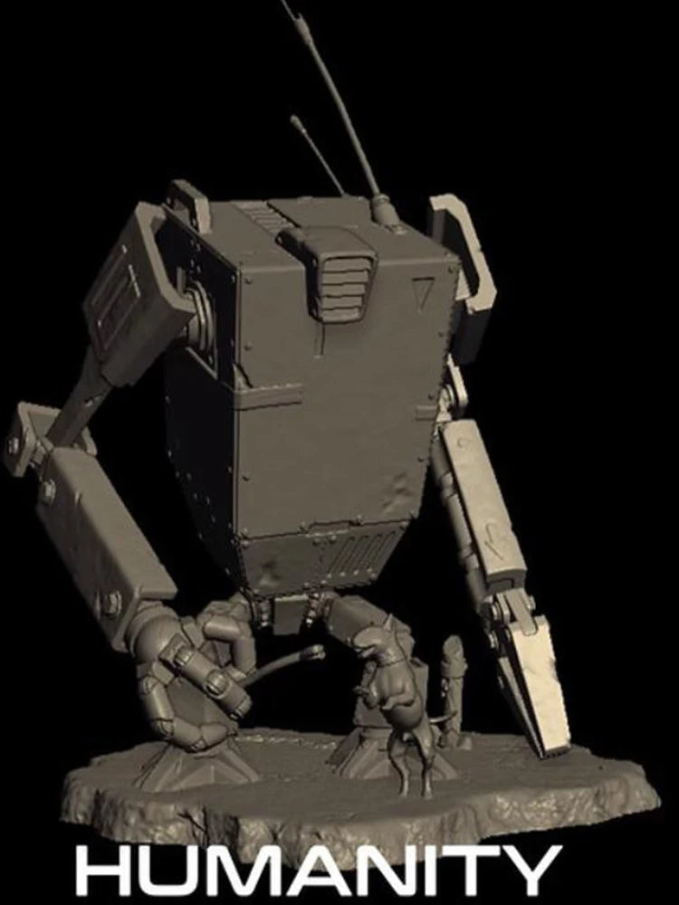 1/24 Tactical Officer, Resin Model Figure Kit, Fantasy Theme, Unassembled and Unpainted