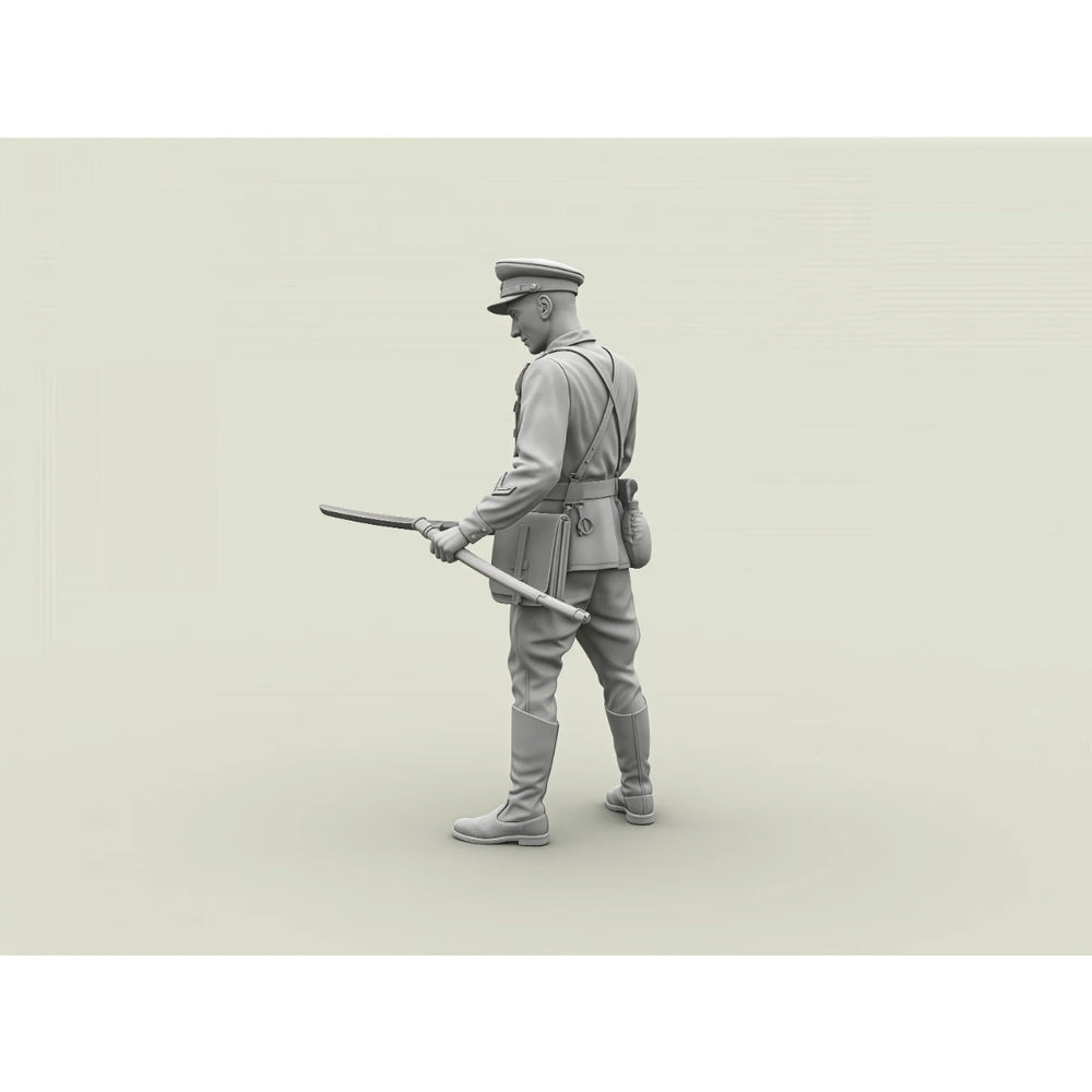 1/35 WWII Soviet Red Army Captain, Resin Model Figure Kit, Unassembled and Unpainted