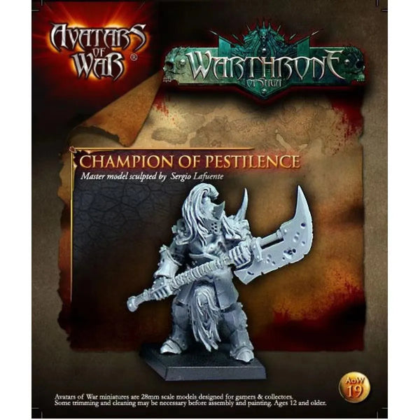 Harbinger of Pestilence, Resin Model Figure Kit, Fantasy Theme, Unassembled and Unpainted