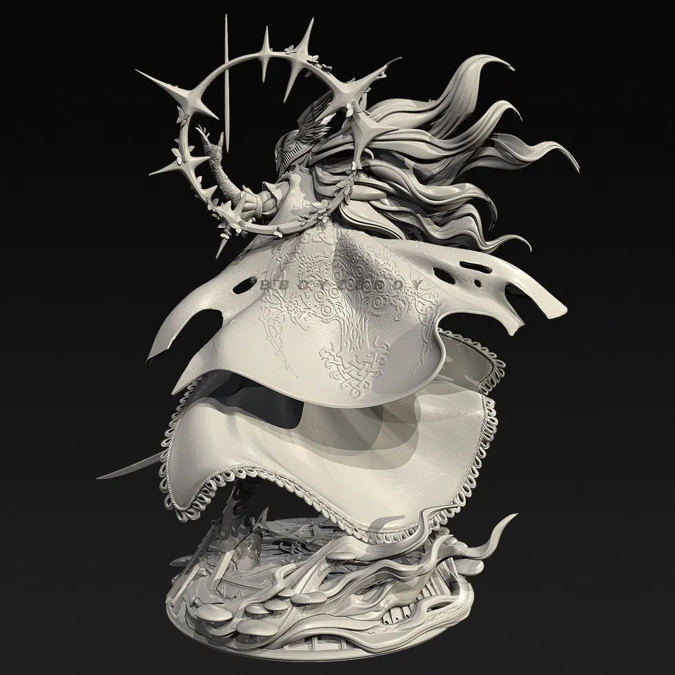 90mm Dark Fantasy Demon, Resin Model Figure Kit, Fantasy Theme, Unassembled and Unpainted