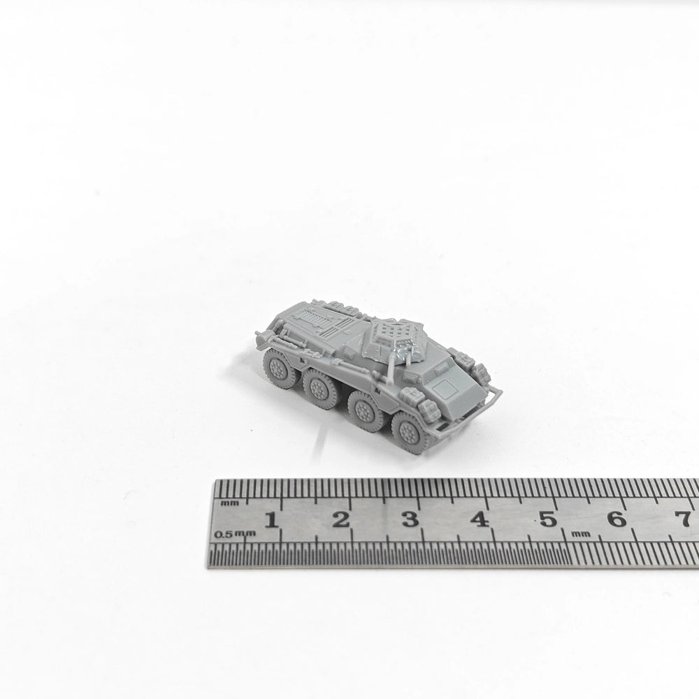 1/144 WWII German Sd.Kfz.234/1 Armored Car, Resin Model Vehicle Kit, Unassembled and Unpainted