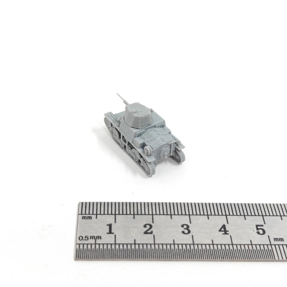 1/144 WWII Italian L6/40 Light Tank, Resin Model Vehicle Kit, Unassembled and Unpainted