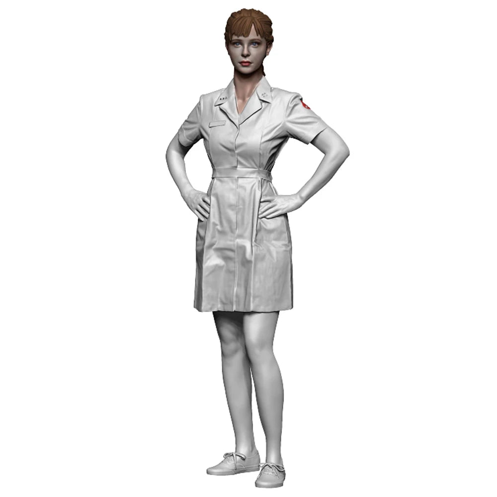 1/35 Vietnam War Female Medic, Resin Model Figure Kit, Unassembled and Unpainted