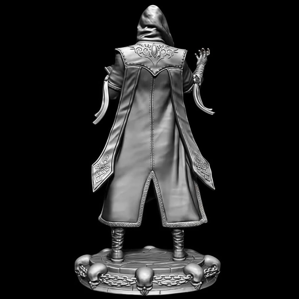 1/22 Illusionist Wizard, Resin Model Figure Kit, Fantasy Theme, Unassembled and Unpainted