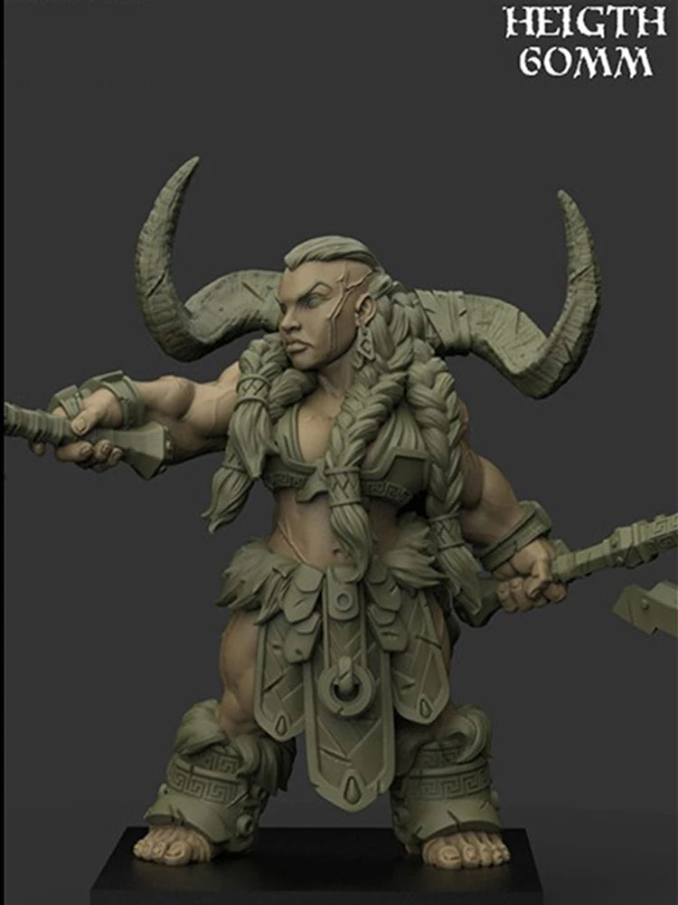 60mm Fantasy, Resin Model Figure Kit, Fantasy Theme, Unassembled and Unpainted