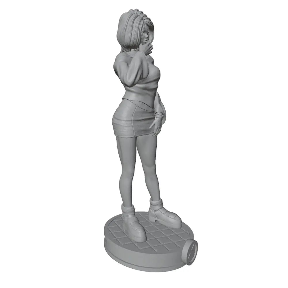1/24 Sci-Fi Female Pilot, Resin Model Figure Kit, Unassembled and Unpainted