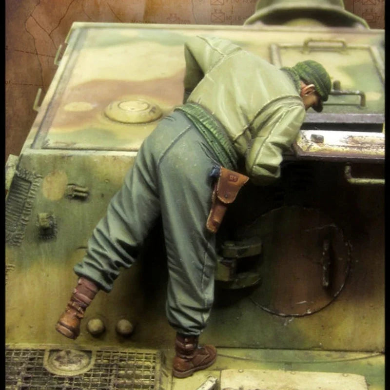 1/35 WWI US Infantry Soldier, Resin Model Figure Kit, Unassembled and Unpainted