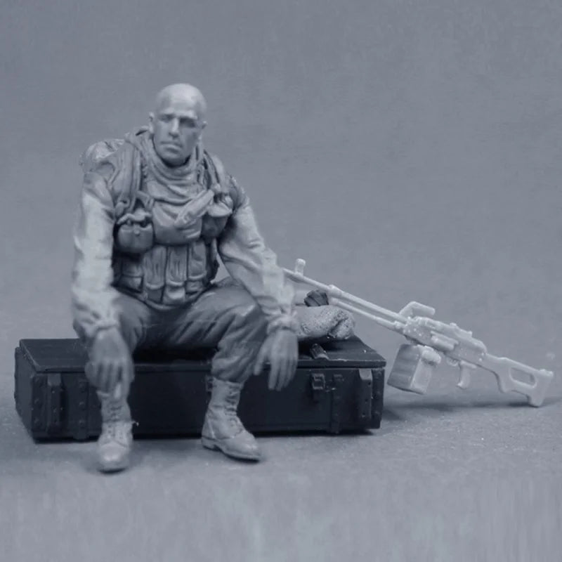 1/35 Modern GRU Special Forces Operator, Resin Model Figure Kit, Unassembled and Unpainted