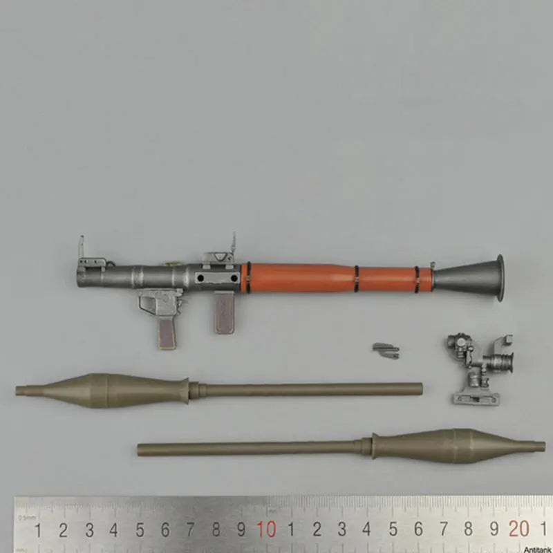 1/6 Cold War RPG-7 Anti-Tank Launcher, Resin Model Accessory Kit, Unpainted