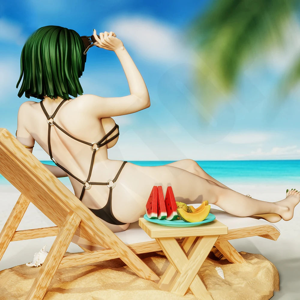 1/24 Beach Beauty, Resin Model Figure Kit, Anime Theme, Unassembled and Unpainted