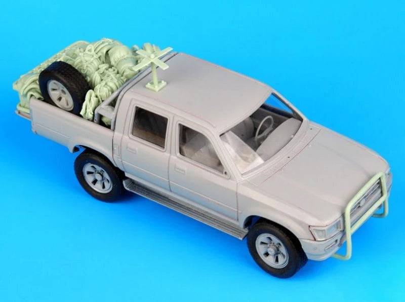 1/35 Modern US Special Forces Pickup Truck, Resin Model Vehicle Kit, Unassembled and Unpainted