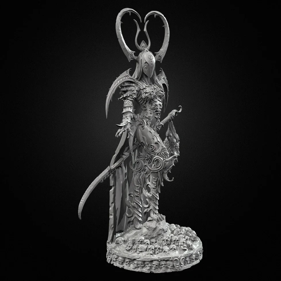 75mm Dark Fantasy Wertharion the Corrupted, Resin Model Figure Kit, Fantasy Theme, Unassembled and Unpainted