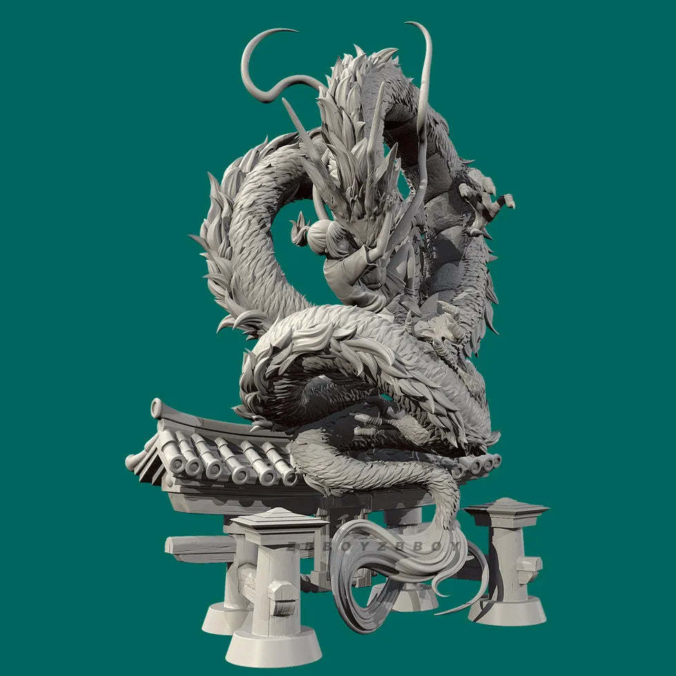 125mm Dragon Beast, Resin Model Creature Kit, Fantasy Theme, Unassembled and Unpainted