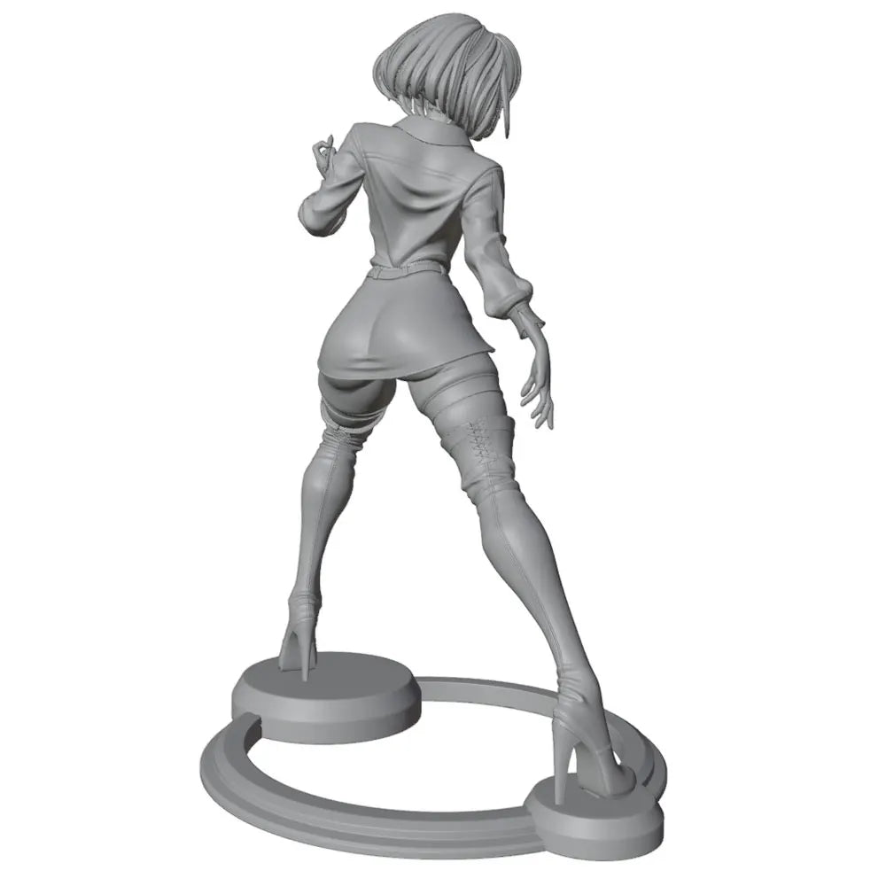 1/24 Tactical Female Commando, Resin Model Figure Kit, Anime Theme, Unassembled and Unpainted