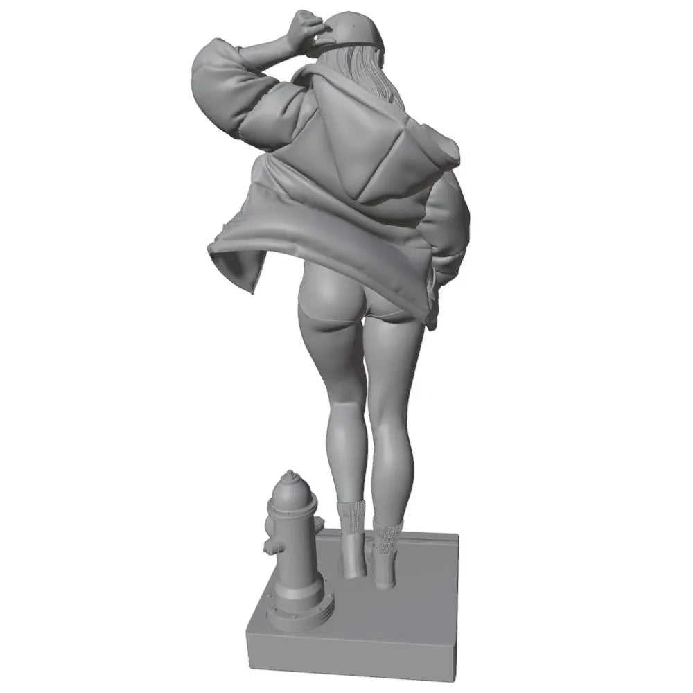 1/24 Sexy Girls Athletic Models, 4 Figures, Resin Model Figure Kit, Unassembled and Unpainted
