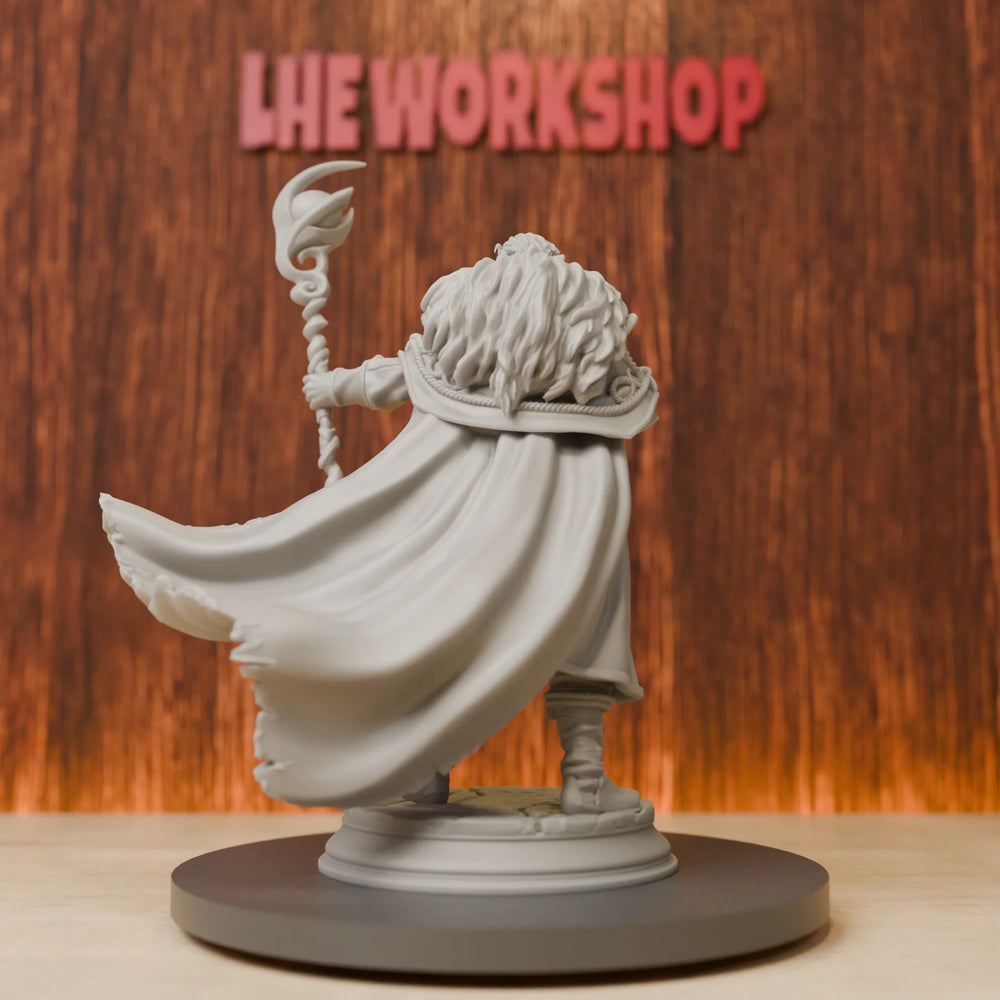 75mm Evil Broken Sorcerer, Resin Model Figure Kit, Fantasy Theme, Unassembled and Unpainted