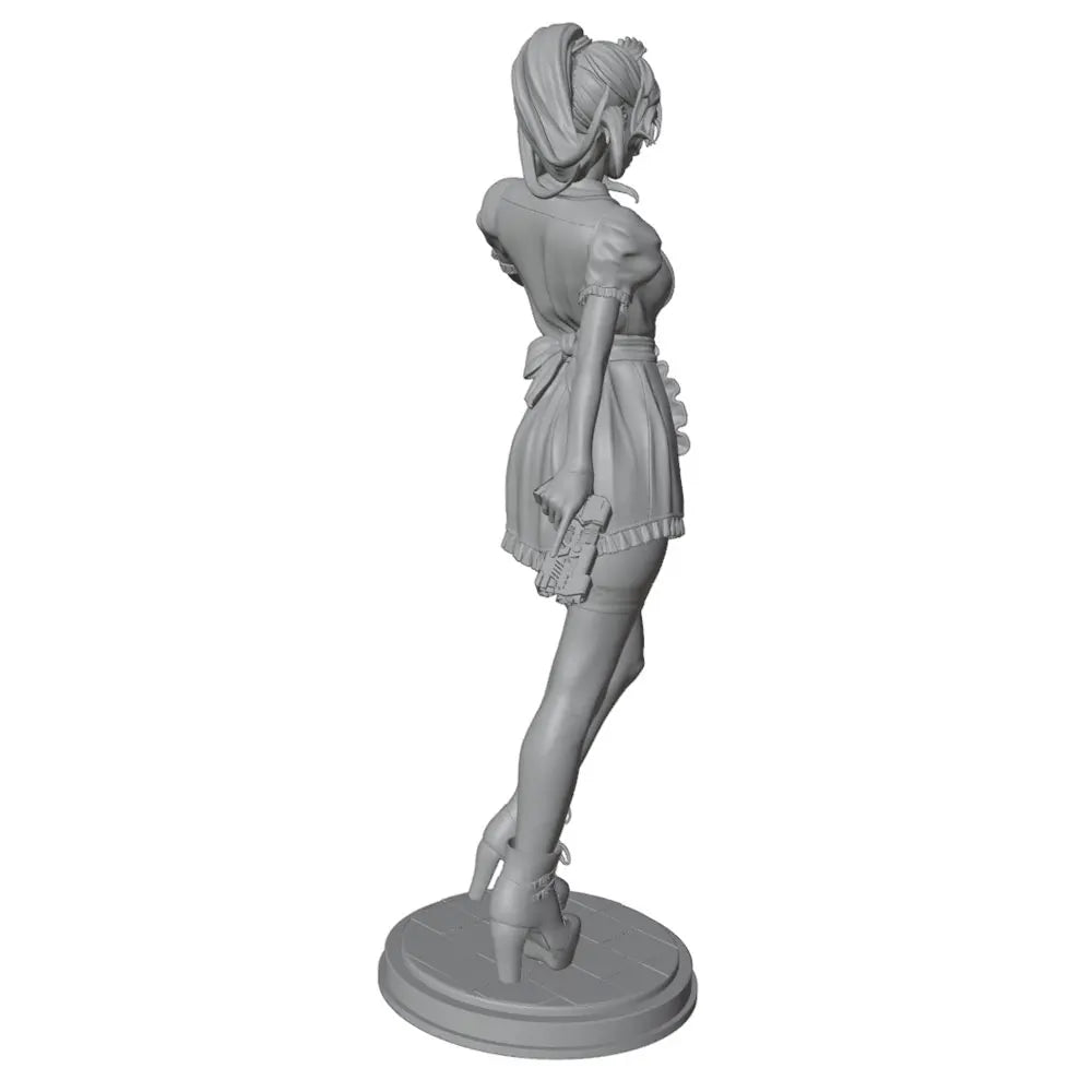 75mm Female Tactical, Resin Model Figure Kit, Unassembled and Unpainted
