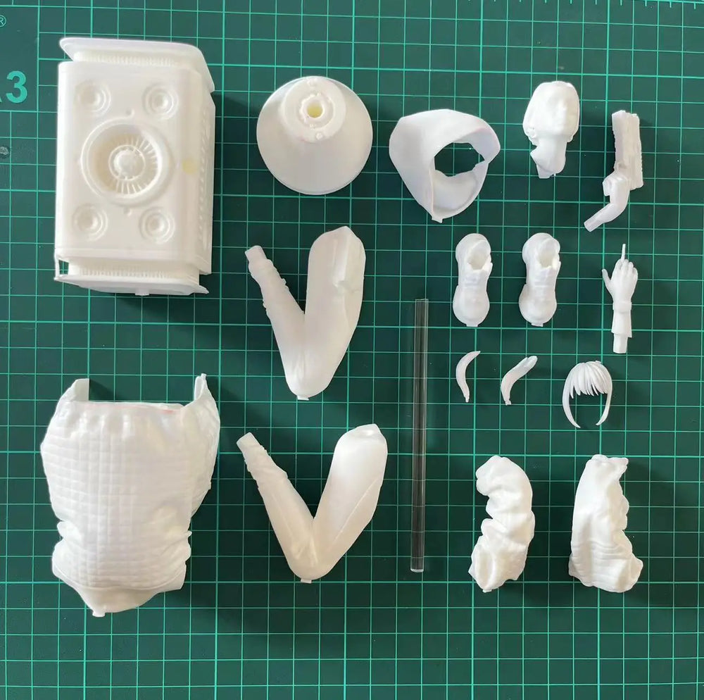 1/8 Modern Woman, Resin Model Figure Kit, Unassembled and Unpainted
