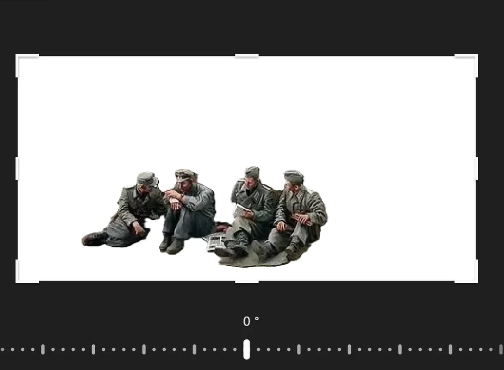1/35 WWII German Infantry Resting, 4 Figures, Resin Model Figure Kit, Unassembled and Unpainted