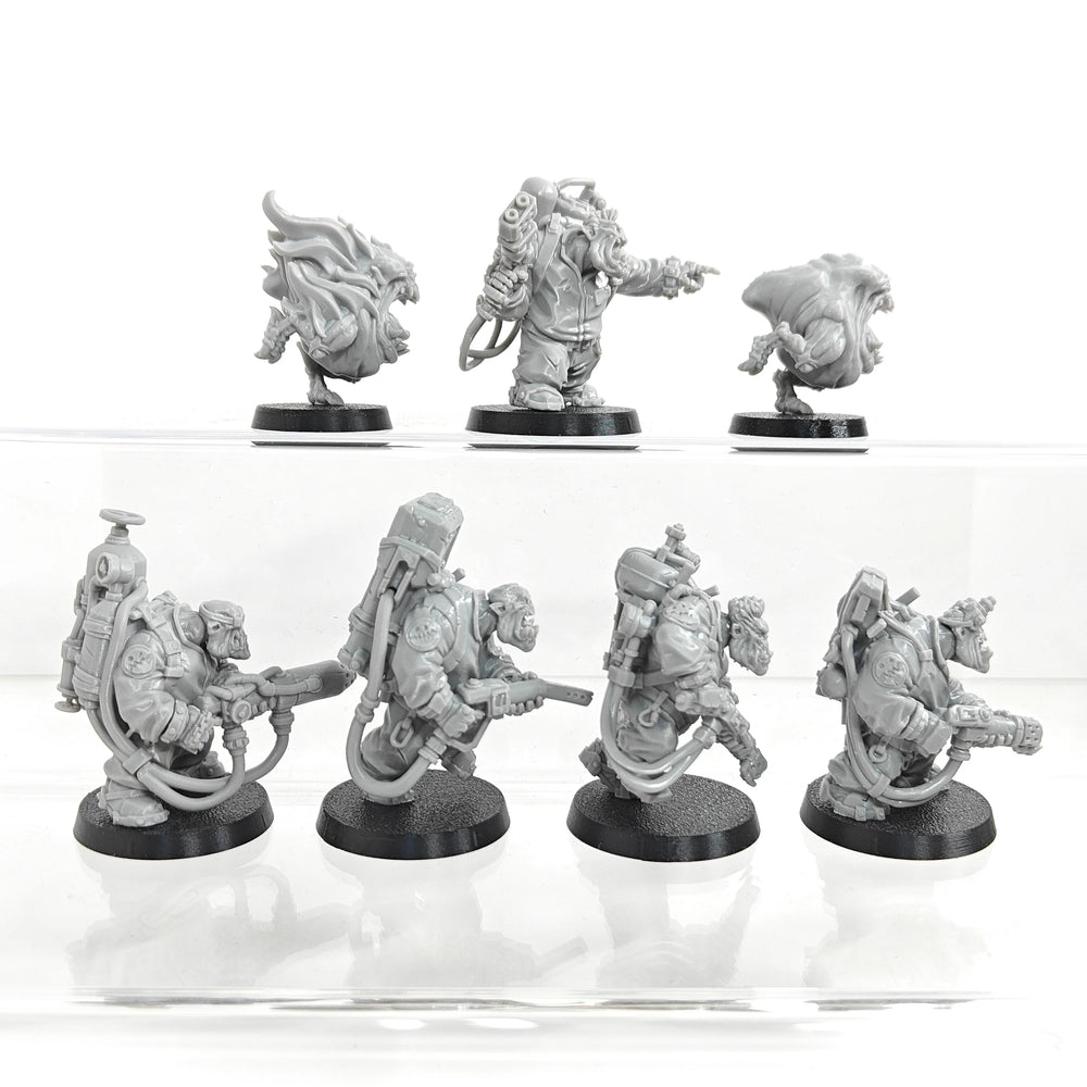 32mm Orc Warriors, 15 Figures, Resin Model Figure Kit, Fantasy Theme, Unassembled and Unpainted