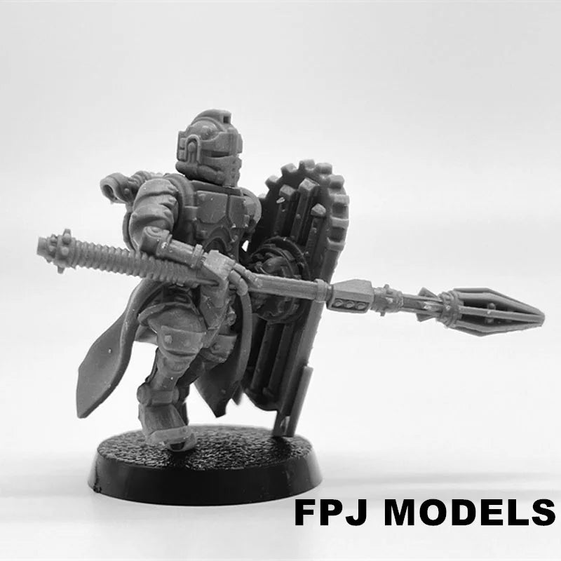 28mm Scavenger Legio, 14 Figures, Resin Model Figure Kit, Fantasy Theme, Unassembled and Unpainted