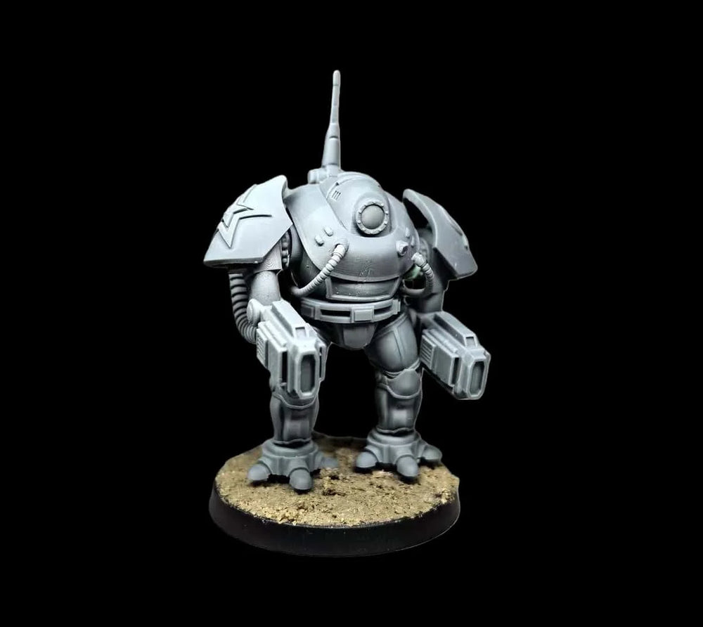 1/48 Armored Infantry Trooper, Resin Model Figure Kit, Sci-Fi Theme, Unassembled and Unpainted
