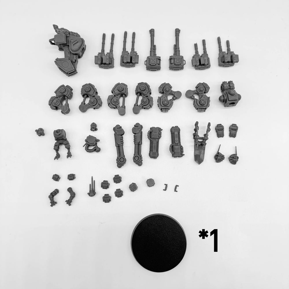 1/72 Scavenger Walker Exosuit, Resin Model Vehicle Kit, Sci-Fi Theme, Unassembled and Unpainted
