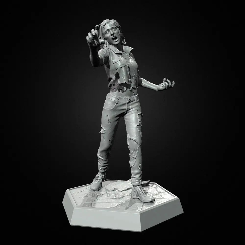 38mm Zombie Undead, 9 Figures, Resin Model Figure Kit, Fantasy Theme, Unassembled and Unpainted