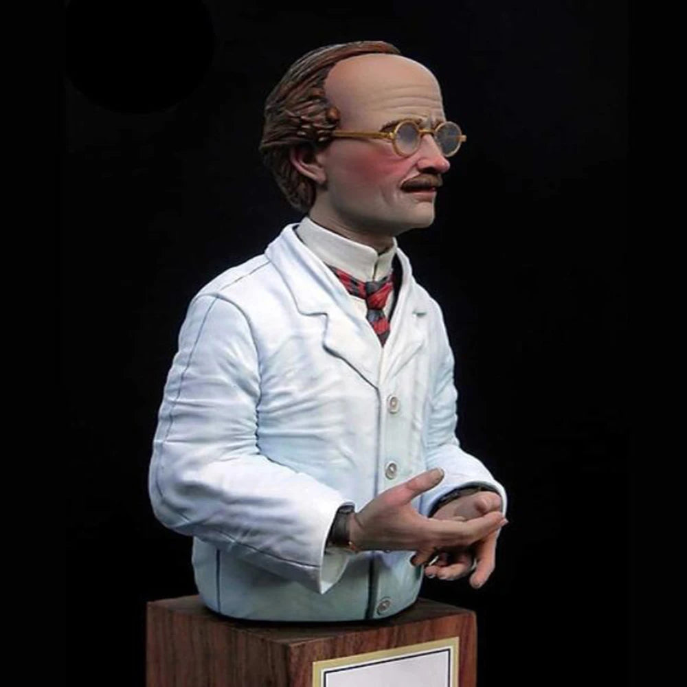 1/6 20th Century Scientist, Resin Model Bust Kit, Historical Theme, Unassembled and Unpainted