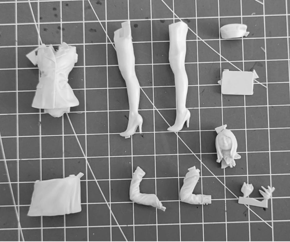 1/20 Modern Japanese Navy Officer, Resin Model Figure Kit, Unassembled and Unpainted