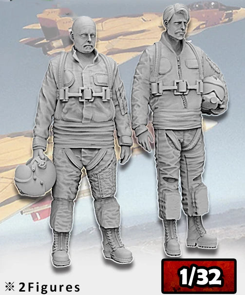 1/35 Modern Tactical Operators Vehicle, 2 Figures, Resin Model Figure Kit, Unassembled and Unpainted