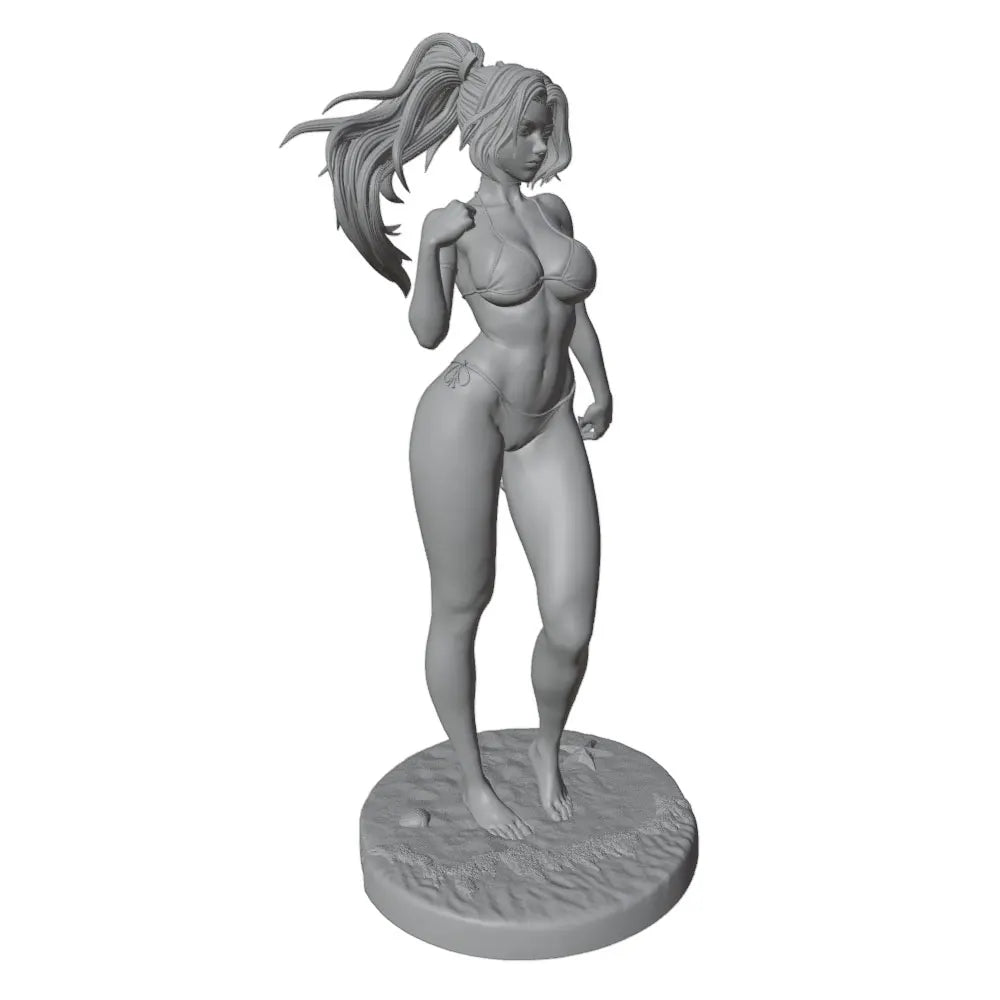 1/24 Adult Female Pinup, Resin Model Figure Kit, Unassembled and Unpainted