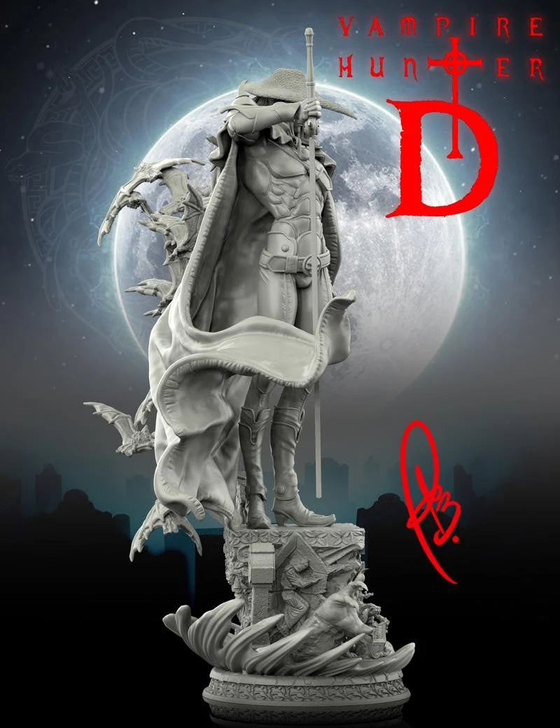 1/24 Vampire Hunter D, Resin Model Figure Kit, Fantasy Theme, Unassembled and Unpainted