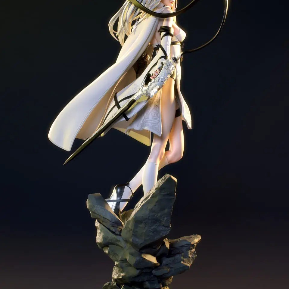 140mm Medieval Dragon Knight, Resin Model Figure Kit, Unassembled and Unpainted