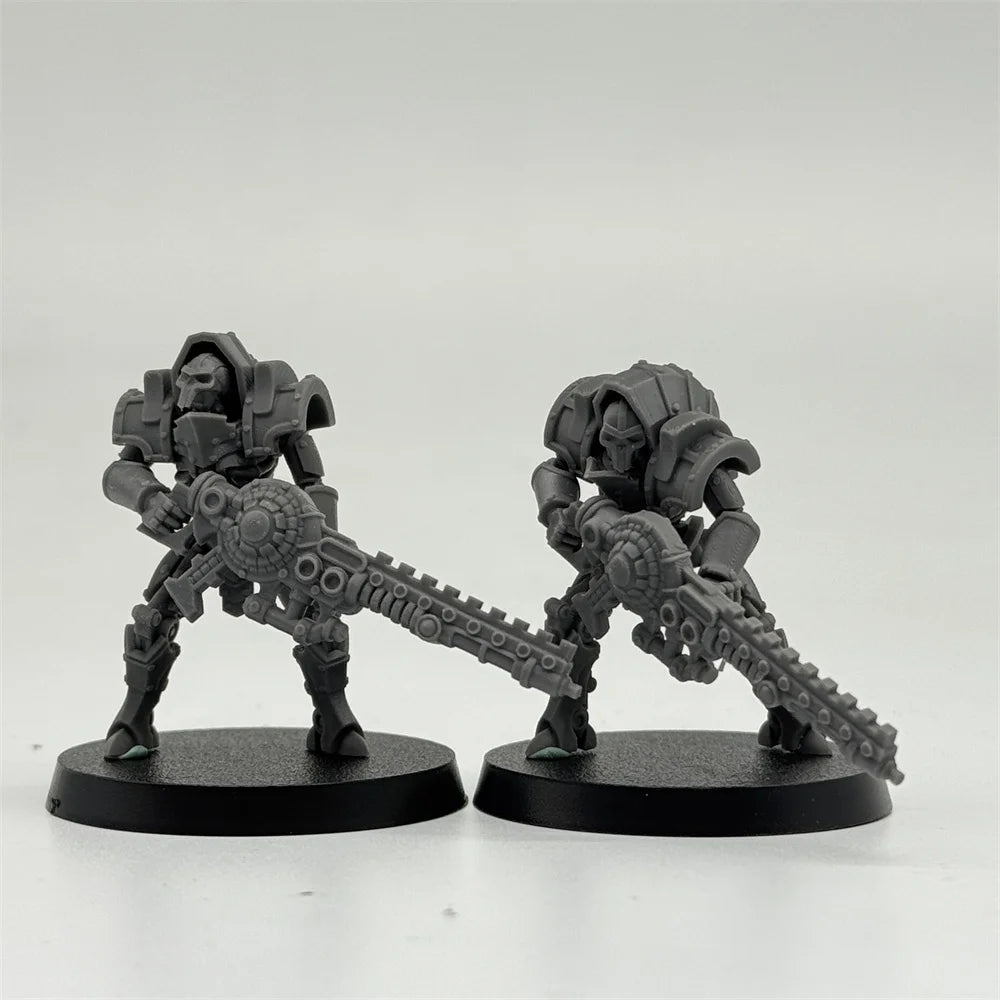 Astronet Heavy Infantry, 16 Figures, Resin Model Figure Kit, Fantasy Theme, Unassembled and Unpainted