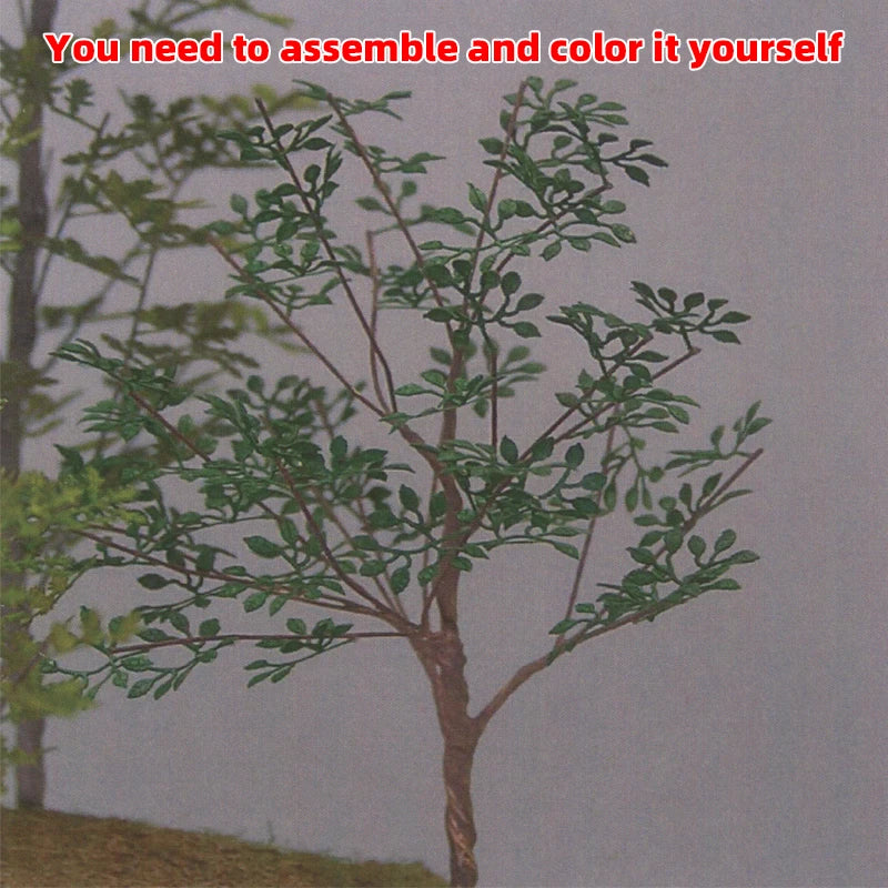 1/35 Trees & Vegetation, Resin Model Terrain Kit, Wildlife Theme, Unpainted