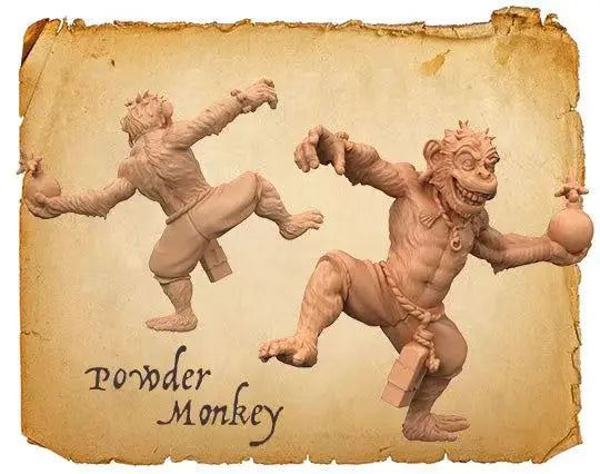 Warriors & Mages, 2 Figures, Resin Model Figure Kit, Fantasy Theme, Unassembled and Unpainted
