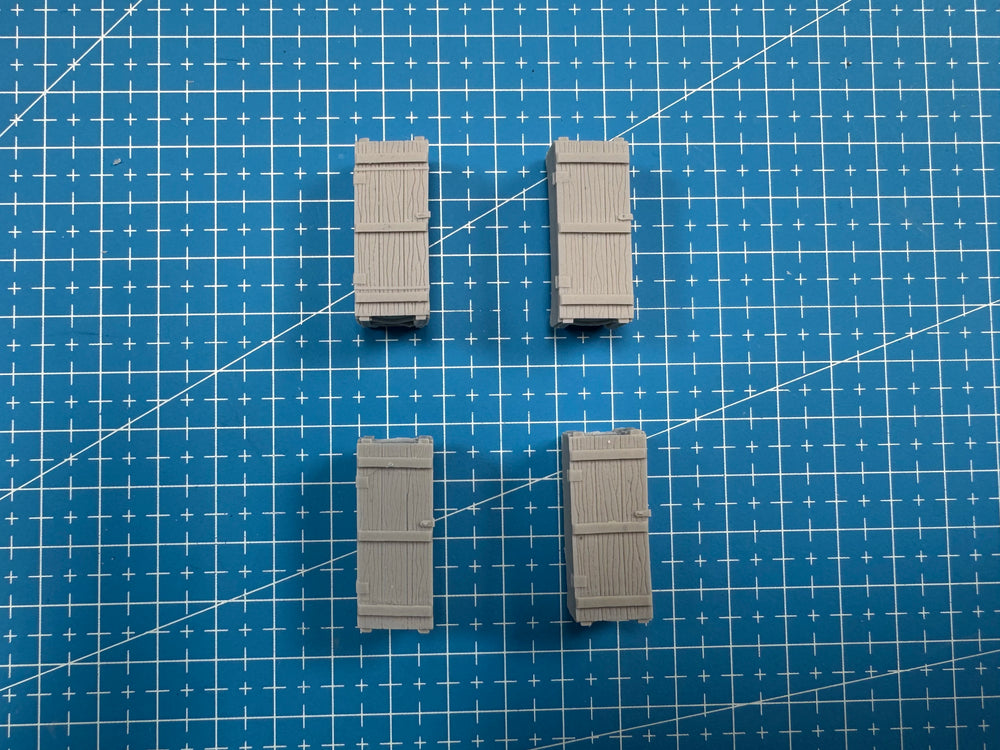1/35 WWII M1 Tank Supply Boxes, Resin Model Accessory Kit, Unpainted
