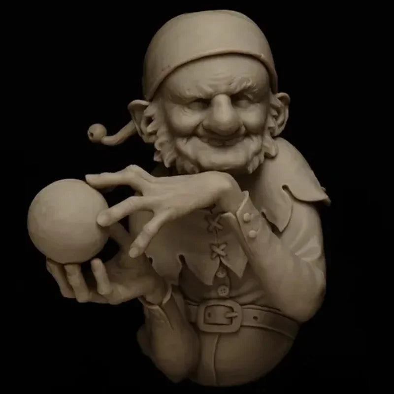 1/12 Dwarf Granny, Resin Model Bust Kit, Fantasy Theme, Unassembled and Unpainted