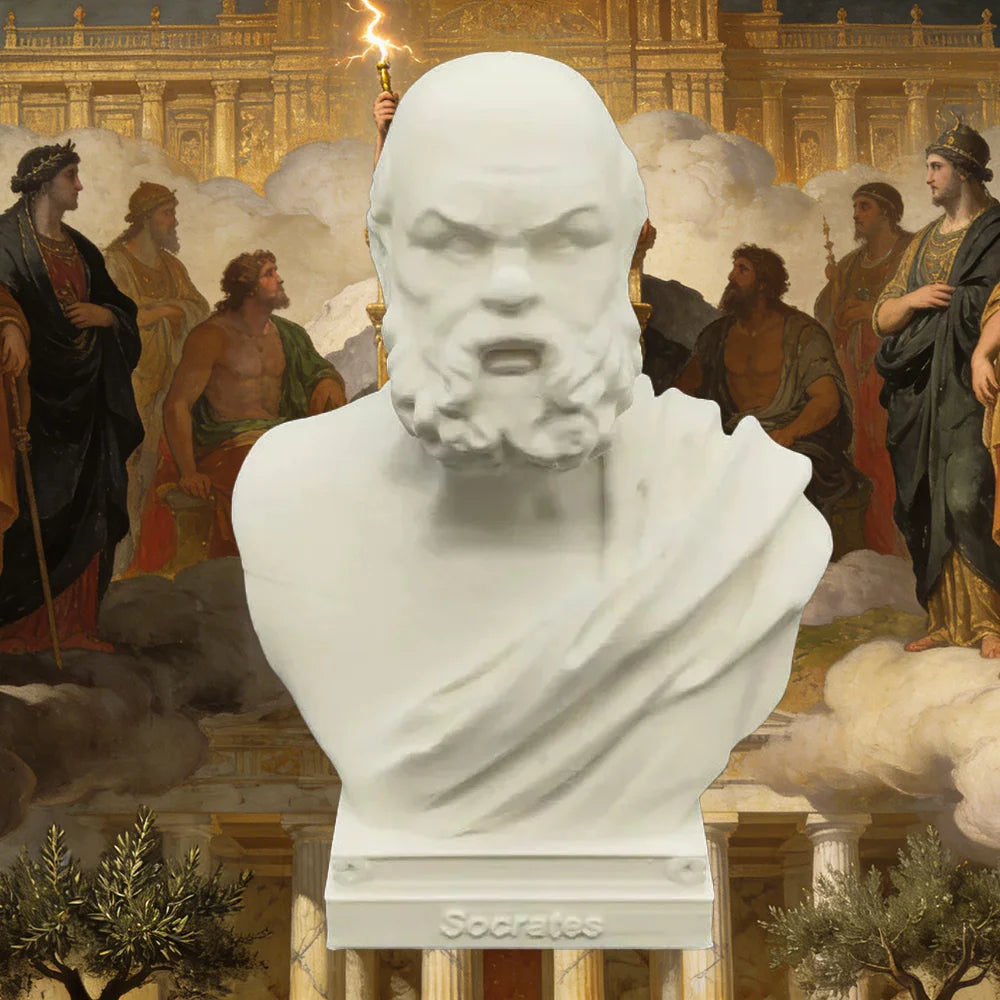 Ancient Greek Philosophers, 3 Figures, Resin Model Bust Kit, Unassembled and Unpainted